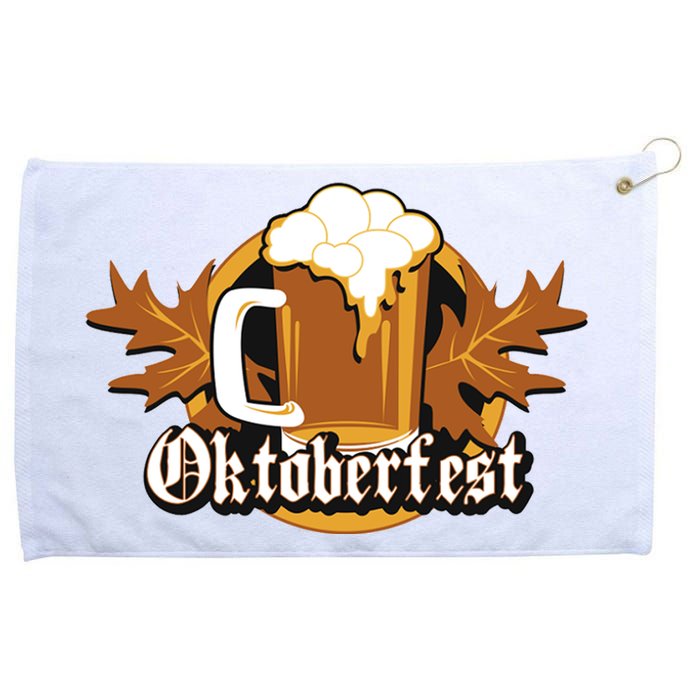 Oktoberfest Beer Celebration Logo Grommeted Golf Towel