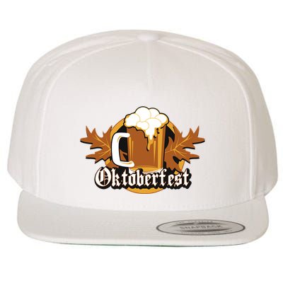 Oktoberfest Beer Celebration Logo Wool Snapback Cap
