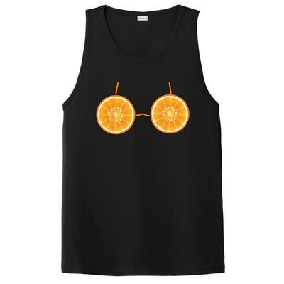 Orange Bra Costume Cute Easy Fruit Halloween Gift PosiCharge Competitor Tank