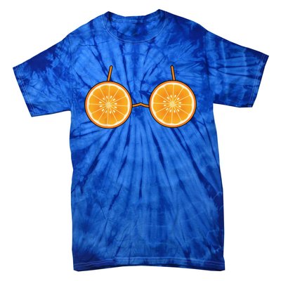 Orange Bra Costume Cute Easy Fruit Halloween Gift Tie-Dye T-Shirt