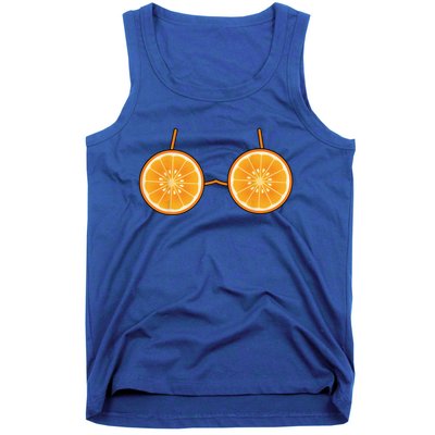 Orange Bra Costume Cute Easy Fruit Halloween Gift Tank Top