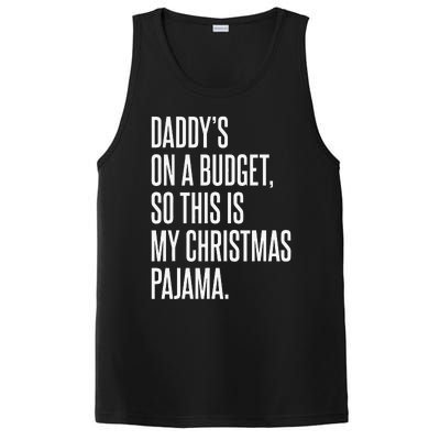 On Budget Christmas Pajama Holiday Family Daddy Excuse PosiCharge Competitor Tank