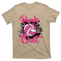 Out Breast Cancer Awareness Volleyball T-Shirt