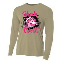 Out Breast Cancer Awareness Volleyball Cooling Performance Long Sleeve Crew