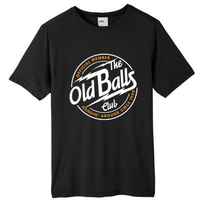 Old Balls Club 1990 Birthday For Old Guy Tall Fusion ChromaSoft Performance T-Shirt