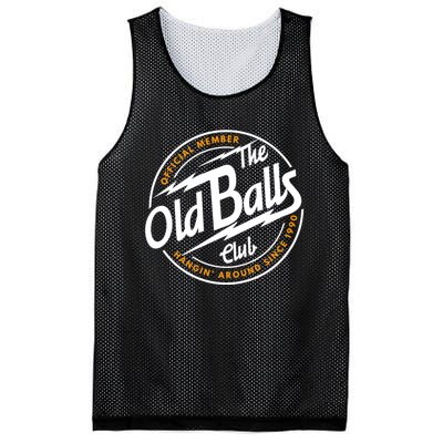 Old Balls Club 1990 Birthday For Old Guy Mesh Reversible Basketball Jersey Tank