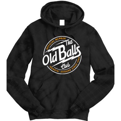 Old Balls Club 1990 Birthday For Old Guy Tie Dye Hoodie