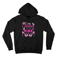 October Breast Cancer Awareness Ribbon Support Hoodie