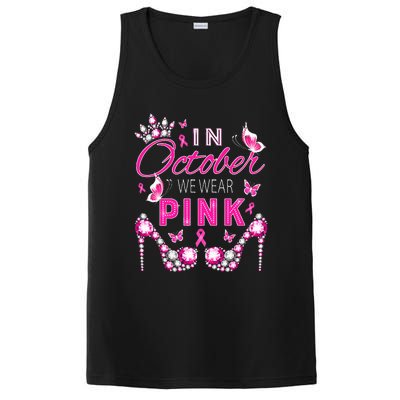 October Breast Cancer Awareness Ribbon Support PosiCharge Competitor Tank