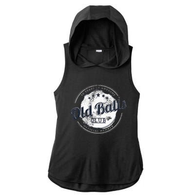 Old Balls Club Ladies PosiCharge Tri-Blend Wicking Draft Hoodie Tank