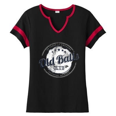 Old Balls Club Ladies Halftime Notch Neck Tee