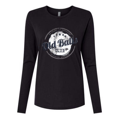 Old Balls Club Womens Cotton Relaxed Long Sleeve T-Shirt