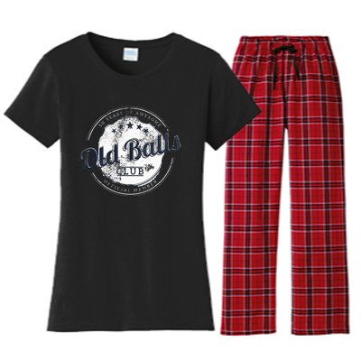 Old Balls Club Women's Flannel Pajama Set