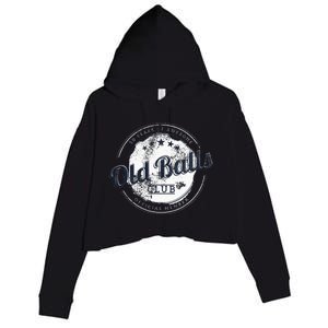 Old Balls Club Crop Fleece Hoodie