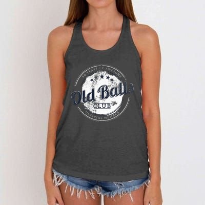 Old Balls Club Women's Knotted Racerback Tank