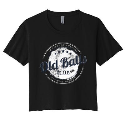 Old Balls Club Women's Crop Top Tee