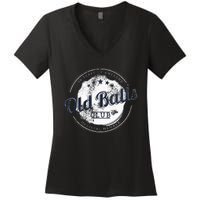 Old Balls Club Women's V-Neck T-Shirt