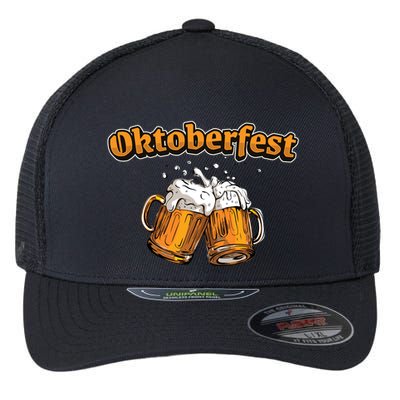 Oktoberfest Beer Cheer Flexfit Unipanel Trucker Cap