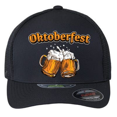 Oktoberfest Beer Cheer Flexfit Unipanel Trucker Cap