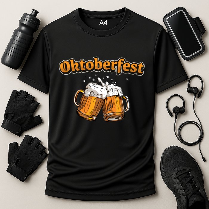 Oktoberfest Beer Cheer Cooling Performance Crew T-Shirt