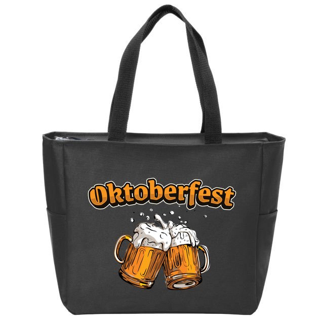 Oktoberfest Beer Cheer Zip Tote Bag