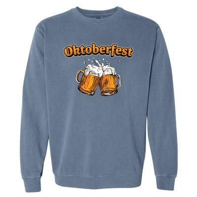 Oktoberfest Beer Cheer Garment-Dyed Sweatshirt