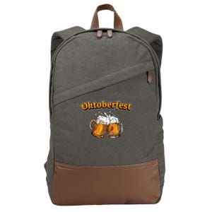 Oktoberfest Beer Cheer Cotton Canvas Backpack