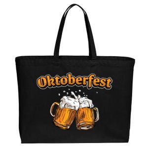 Oktoberfest Beer Cheer Cotton Canvas Jumbo Tote