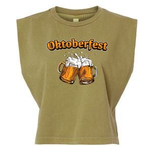 Oktoberfest Beer Cheer Garment-Dyed Women's Muscle Tee