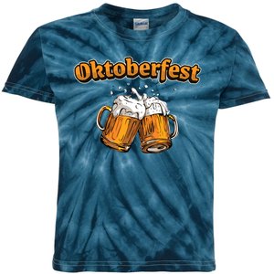 Oktoberfest Beer Cheer Kids Tie-Dye T-Shirt