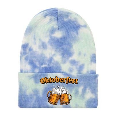 Oktoberfest Beer Cheer Tie Dye 12in Knit Beanie