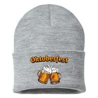 Oktoberfest Beer Cheer Sustainable Knit Beanie