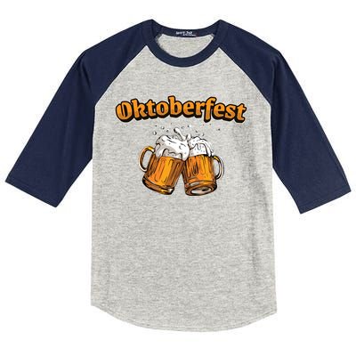 Oktoberfest Beer Cheer Kids Colorblock Raglan Jersey