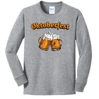 Oktoberfest Beer Cheer Kids Long Sleeve Shirt