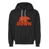 Orange Bear Custom Classic Down Garment-Dyed Fleece Hoodie
