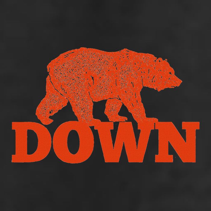 Orange Bear Custom Classic Down Garment-Dyed Fleece Hoodie