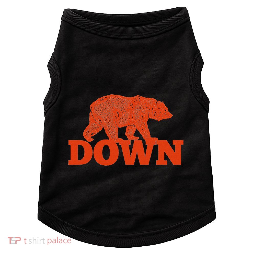 Orange Bear Custom Classic Down Doggie Tank