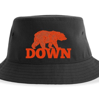 Orange Bear Custom Classic Down Sustainable Bucket Hat