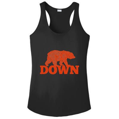 Orange Bear Custom Classic Down Ladies PosiCharge Competitor Racerback Tank