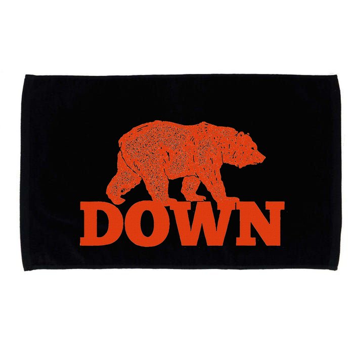 Orange Bear Custom Classic Down Microfiber Hand Towel
