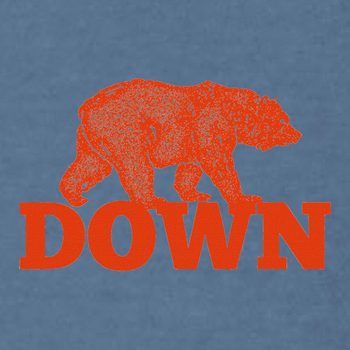 Orange Bear Custom Classic Down Garment-Dyed Sweatshirt