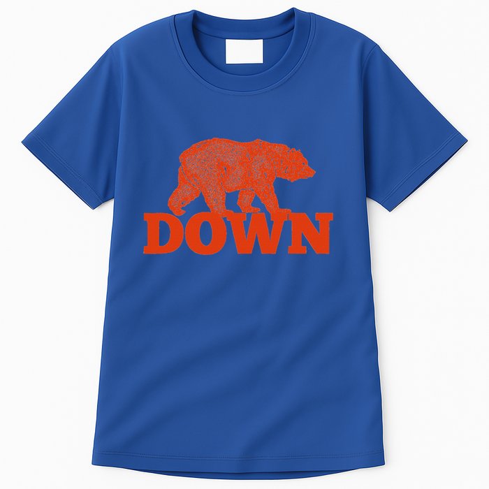 Orange Bear Custom Classic Down Tall T-Shirt
