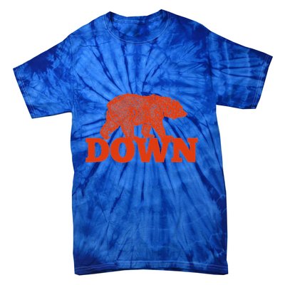Orange Bear Custom Classic Down Tie-Dye T-Shirt