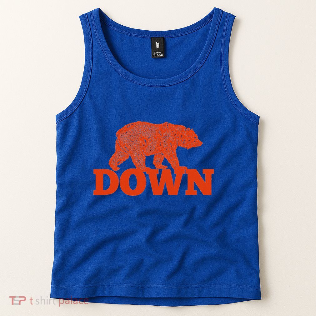 Orange Bear Custom Classic Down Tank Top