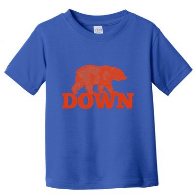 Orange Bear Custom Classic Down Toddler T-Shirt