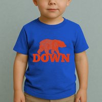 Orange Bear Custom Classic Down Toddler T-Shirt