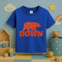 Orange Bear Custom Classic Down Toddler T-Shirt