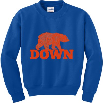 Orange Bear Custom Classic Down Kids Sweatshirt