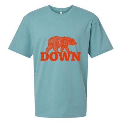 Orange Bear Custom Classic Down Sueded Cloud Jersey T-Shirt