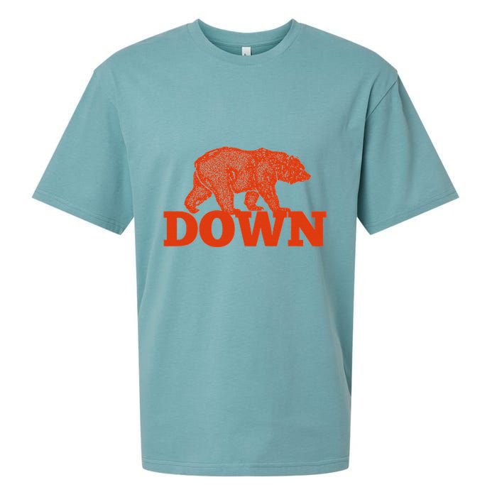 Orange Bear Custom Classic Down Sueded Cloud Jersey T-Shirt